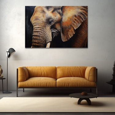 Oil Painting of an Elephant